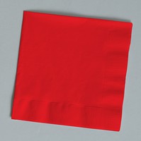 Disposable  Classic Red Lunch Napkins - Posh Party Supplies