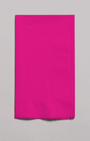 Disposable Hot Magenta Paper Beverage Napkins - Posh Party Supplies