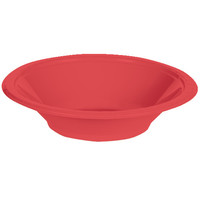 Coral 12 oz Plastic Bowls