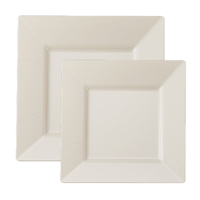 square black plastic bulk party set