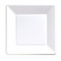 Disposable White 7.25" Square Paper Lunch Plates  - Posh Party Supplies