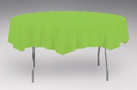 Disposable Fresh Lime Round Paper Tablecloths - Posh Party Supplies