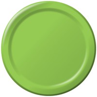 Disposable Fresh Lime 6.75" Paper Dessert Plates - Posh Party Supplies