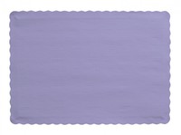Disposable Luscious Lavender Paper Placemats  - Posh Party Supplies