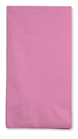 Candy Pink 3 Ply - Guest Hand Towels-192 Disposable Paper Hand Towels - Posh Party Supplies