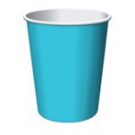 Bermuda Blue 9 oz Paper Cup - Posh Party Supplies