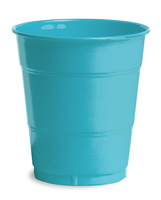 Disposable Bermuda Blue 12 Oz. Plastic Cups - Posh Party Supplies