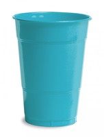 Disposable Bermuda Blue 16 Oz. Solid Cups  - Posh Party Supplies