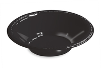 Disposable Black Velvet 12 Oz. Plastic Bowl - Posh Party Supplies