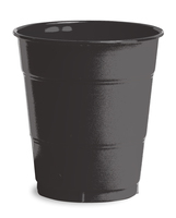 Disposable Black Velvet 12 Oz. Plastic Cups - Posh Party Supplies