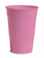 Disposable Candy Pink 16 Oz. Solid Cups  - Posh Party Supplies