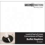 Elegant Bulk White Better Than Linen Buffet Towels  - www.poshpartysupplies.com