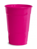 Discounted Hot Magenta 16 Oz. Solid Cups  - Posh Party Supplies