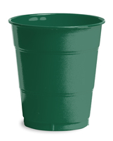 Disposable Hunter Green 12 Oz. Plastic Cups - Posh Party Supplies
