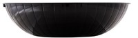 Elegant Black Disposable Plastic Gallon Bowls - www.poshpartysupplies.com