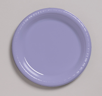 Discounted Luscious Lavender Plastic 10.25" Dinner Plates  - Posh Party Supplies