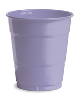 Disposable Luscious Lavender 12 Oz. Plastic Cups - Posh Party Supplies