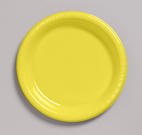 Discounted Mimosa 8.75" Plastic Dinner Plates  - Posh Party Supplies