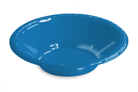 Disposable True Blue 12 Oz. Plastic Bowl - Posh Party Supplies