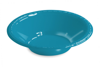 Disposable Turquoise 12 Oz. Plastic Bowl - Posh Party Supplies