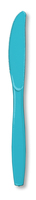 Disposable Bermuda Blue Plastic Knives - Posh Party Supplies