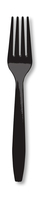 Black Velvet Plastic Forks - 600 Forks