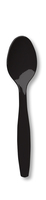 Black Velvet Plastic Spoons - 600 Spoons