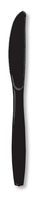 Black Velvet Plastic Knives- 600 Knives