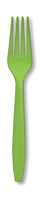 Disposable Fresh Lime Plastic Forks - Posh Party Supplies