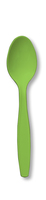 Disposable Fresh Lime Plastic Spoons - Posh Party Supplies