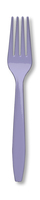 Disposable Luscious Lavender Plastic Forks - Posh Party Supplies