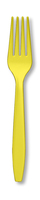 Disposable Mimosa Plastic Forks - Posh Party Supplies