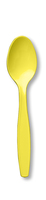 Disposable Mimosa Plastic Spoons- Posh Party Supplies