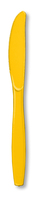 Disposable School Bus YellowPlastic Knives- Posh Party Supplies