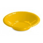 Discounted School Bus Yellow 12 Oz. Plastic Bowl  - Posh Party Supplies