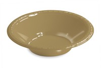 Glittering Gold 12 Oz. Plastic Bowl - 600 Bowls