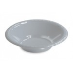Discounted Shimmering Silver 12 Oz. Plastic Bowl  - Posh Party Supplies