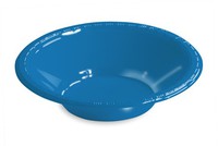 Disposable True Blue 12 Oz. Plastic Bowl  - Posh Party Supplies