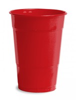 Discounted Classic Red 16 Oz. Plastic Cups  - Posh Party Supplies