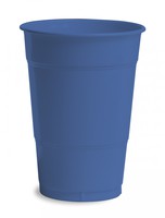 Disposable True Blue 16 Oz. Plastic Cups  - Posh Party Supplies