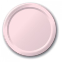 Disposable Classic Pink 8.75" Paper Dinner Plates - Posh Party Supplies