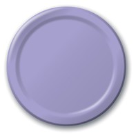 Discounted Luscious Lavender 10.25" Paper Dinner Plates  - Posh Party Supplies